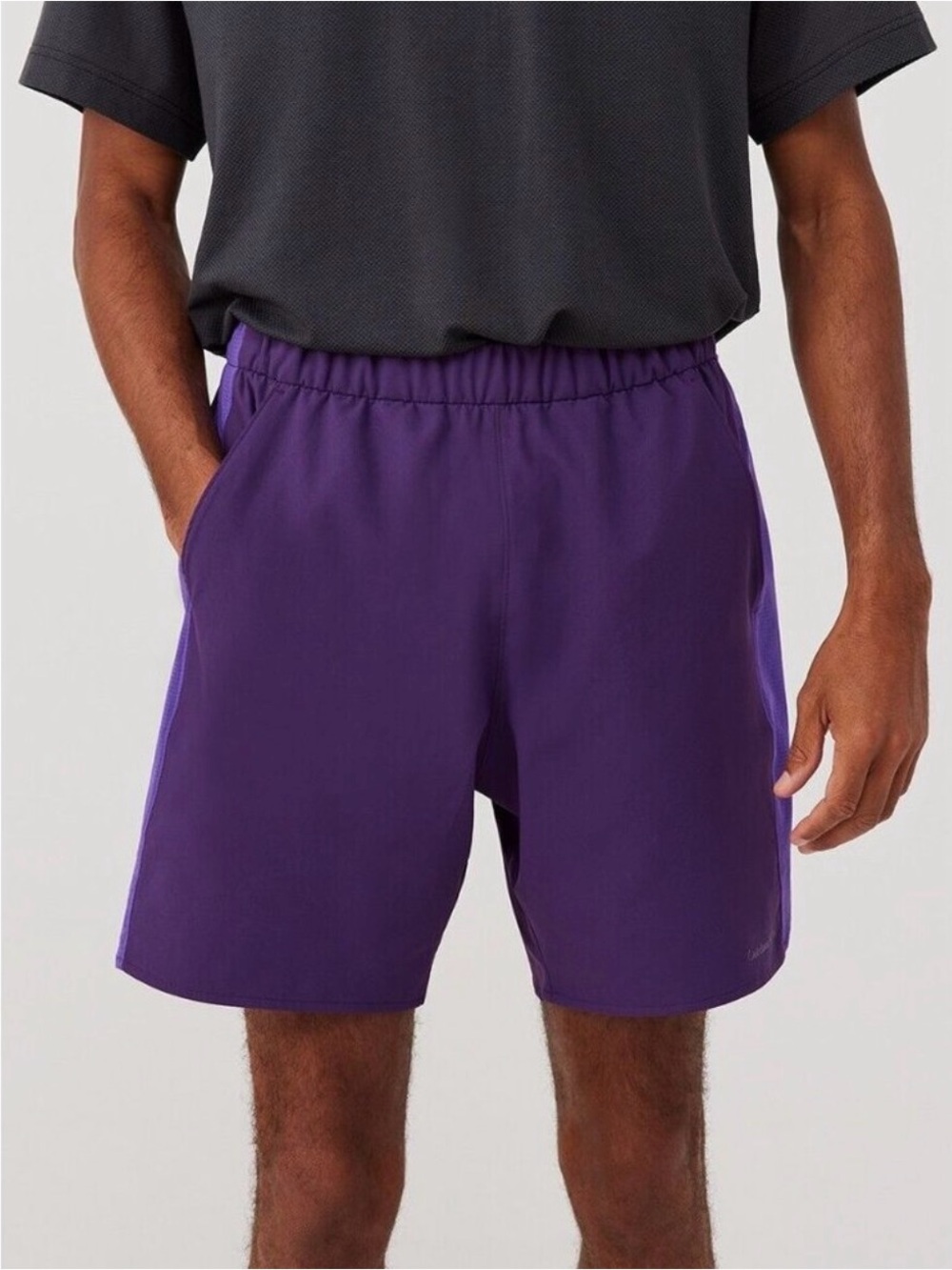 Outdoor Voices High Stride 7" Lined Short with Pockets Acai Purple Size Large